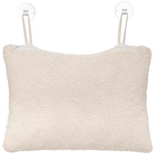5FIVE SIMPLY SMART bath pillow, cotton, with suction cups, beige, 33×22.5cm - Bath Pillow - Main image