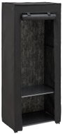 5FIVE SIMPLY SMART Textilní šatní skříň Dressy, na zip, tyč na ramínka, černá, 70 × 45 × 165 cm - Wardrobe