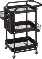 5five Simply Smart Kitchen Trolley, metal, black - Cart