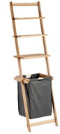 KIPIT Regál Clear, do koupelny, 4 police, dřevo, béžový, 40,5 × 36 × 151 cm - Shelving Unit