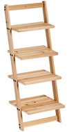 KIPIT Regál Natural, do koupelny, 4 police, bambus, béžový, 41,5 × 25,5 × 98 cm - Shelving Unit