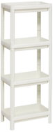5FIVE SIMPLY SMART Regál Niv, do koupelny, 4 police, plast, bílý, 37,5 × 22,5 × 100 cm - Shelving Unit