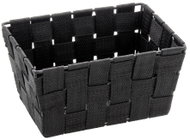 WENKO Organizér na kosmetiku Adria, plast, černý, 19 × 14 × 9 cm - Makeup Organiser