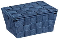WENKO Organizér na kosmetiku Adria, plast, modrý, 19 × 14 × 10 cm - Makeup Organiser