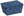 Cosmetics organiser, plastic, blue, 19×14×10cm
