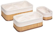 5FIVE SIMPLY SMART organizér na kosmetiku, bambus, béžový, 30 × 20,5 × 12 cm - Makeup Organiser