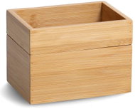 ZELLER Organizér na kosmetiku, bambus, hnědý, 17 × 12 × 12 cm - Makeup Organiser