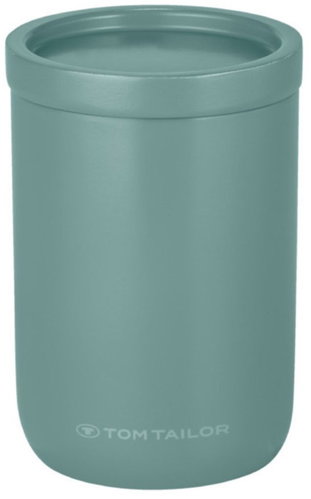 TOM TAILOR Dóza, polyresin, zelená, průměr 7,7 × 10,5 cm - Storage Jar - Main image