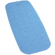 Maximex Natural Rubber with suction cups 90 × 37 cm blue - Non Slip Bath Mat