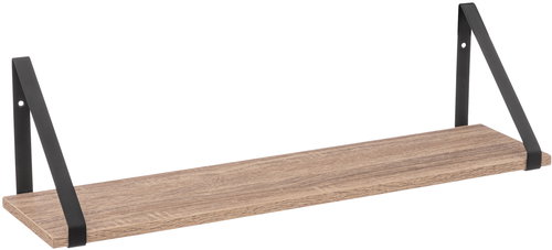 5five Simply Smart Wall shelf ALIAJ with metal handles, 58 × 15 × 16 cm - Shelf - Main image