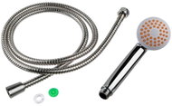 5FIVE SIMPLY SMART hand shower with 150cm hose, orange nozzles, silver - Shower Set