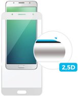 FIX Full-Cover Samsung Galaxy A3 (2017) képernyővédő üveg - fehér - Üvegfólia
