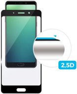 FIXED Full-Cover Samsung Galaxy A8 Plus(2018) számára - Fekete - Üvegfólia