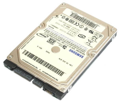 Samsung 2.5" Spinpoint M HM040HI 40GB, SATA 5400ot, 12ms, 8MB, 9.5mm - Hard Drive - Main image