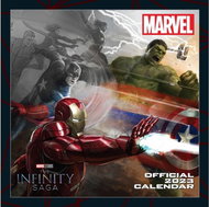 Oficiální nástěnný kalendář 2023 Marvel super hrdinové s plakátem  - Nástěnný kalendář