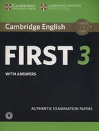Cambridge English First 3 Student´s Book with Answers with Audio - Kniha