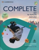 Complete Key for Schools Second edition Student´s Book without answers with Online Practice and Work - Kniha