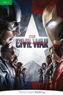 Pearson English Readers: Level 3 Marvel Captain America Civil War + Code - Kniha