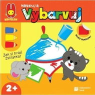Jak si hrají zvířátka? - Nalepuj a vybarvuj - Kniha