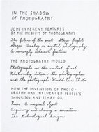 In the Shadow of Photography - Kniha