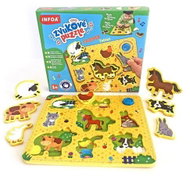 Zvukové puzzle Farma Tablet - vkládačka - Kniha