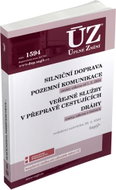 ÚZ 1594 Silniční doprava, Pozemní komunikace, Veřejné služby v přepravě cestujících, Dráhy - Kniha