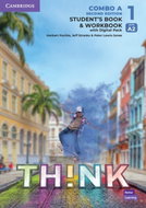 Think Level 1 Student's Book and Workbook with Digital Pack Combo A British English 2nd edition - Kniha