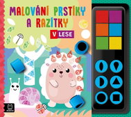 Malování prstíky a razítky V lese - Kniha