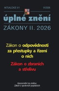 Aktualizace II/1 2026 Zákon o odpovědnosti za přestupky a řízení o nich, Zákon o zbraních a střelivu - Kniha