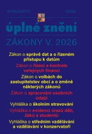 Aktualizace V/1 2026 Zákon o správě dat a o řízeném přístupu k datům, Zákon o řízení a kontrole veře - Kniha