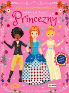 Kniha s diamantovými samolepkami Princezny - Navrhuj a Lep - Kids Stickers