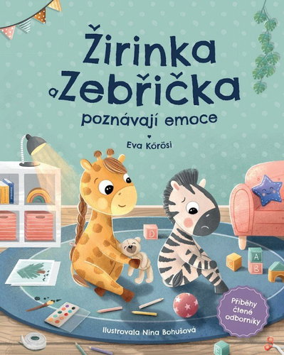 Žirinka a Zebřička poznávají emoce - Kniha - Main image