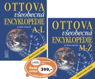 Ottova všeobecná encyklopedie ve dvou svazcích A-L, M-Ž - Kniha