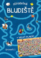 Stíratelná bludiště úroveň 1: + velký plakát - Kniha