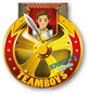 TEAMBOYS Knights Colour! – štít - Samolepky