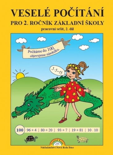 Veselé počítání pro 2. ročník základní školy pracovní sešit, 2. díl: Duhová řada - Kniha - Hlavní obrázek