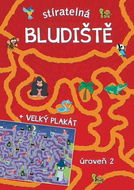 Stíratelná bludiště úroveň 2: + velký plakát - Kniha