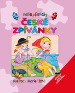 České zpívánky: Písnička, puzzle, omalovánka - Kniha
