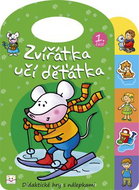 Zvířátka učí děťátka 1: Didaktické hry s nálepkami - Kniha
