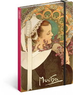 Alfons Mucha Heather notebook unalloyed - Journal
