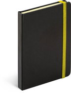 Tucson černý/žlutý linkovaný notes - Diář