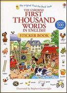 First Thousand Words in English Sticker Book - Kniha