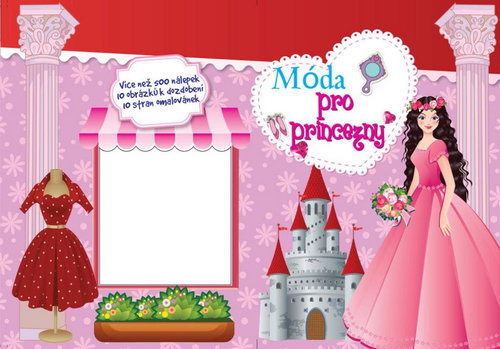Omalovánky Móda pro princezny  - Kniha - Main image