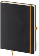 Zápisník Flexies M linkovaný černý - Diář