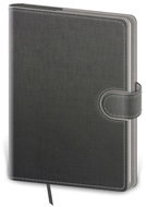 Notebook Flip L lined grey/grey - Journal