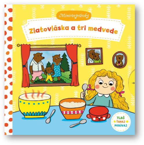 Minirozprávky - Zlatovláska a tri medvede - Kniha - Main image