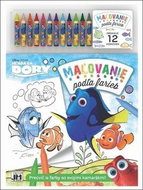 Paint by colour Finding Dory: practice your colours with your friends! - Colouring Book
