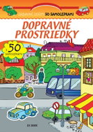 Dopravné prostriedky s 50 samolepkami - Kniha
