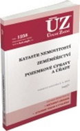 ÚZ 1258 Katastr nemovitostí, Zeměměřictví, Pozemkové úpravy a úřady: podle stavu k 5. 3. 2018 - Kniha