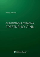 Subjektívna stránka trestného činu - Kniha